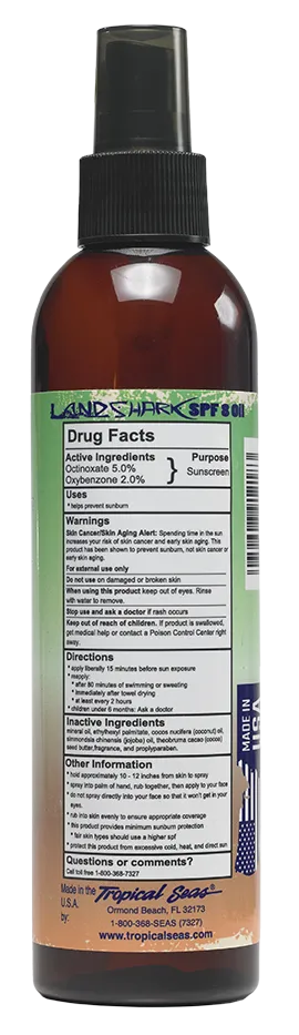 Land Shark® Island Formula Darker Tanning Oil SPF 8 8.45oz