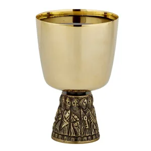 Last Supper Chalice & Bowl Paten Set