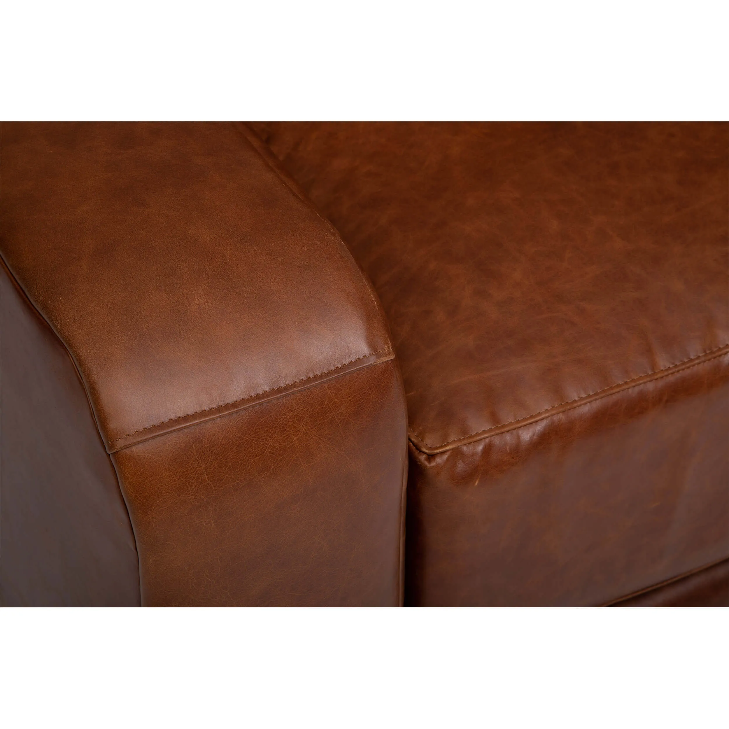 Luka Leather Swivel Chair, Laguna Cognac