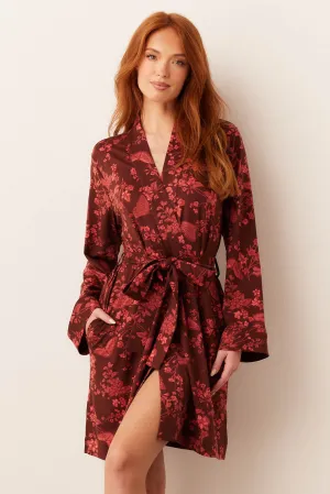 Meadow Classic Short Robe | Botanical