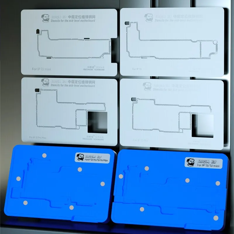 MECHANIC IBGA13 Middle Layer Tin Planting Reballing Platform For iPhone 13 Pro Max Mini Motherboard Fixture