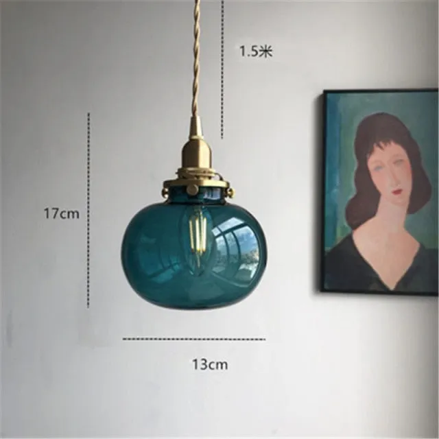 Modern Glass Pendant Light Decorative Hanging Lamp