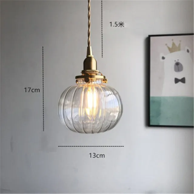 Modern Glass Pendant Light Decorative Hanging Lamp