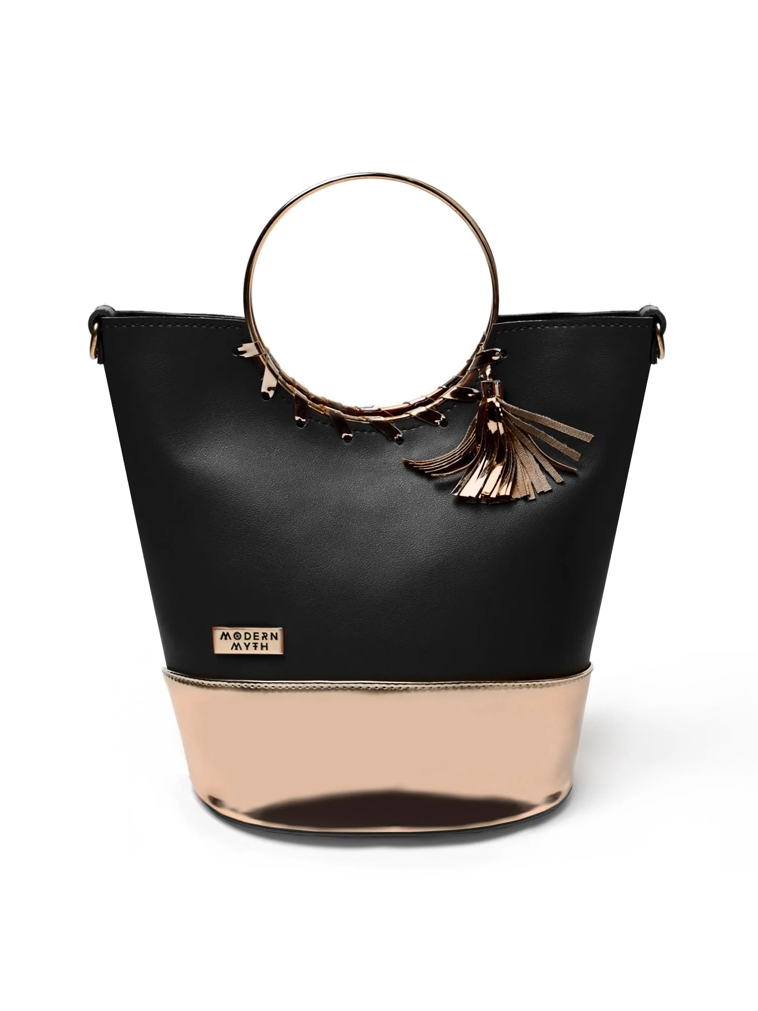 Modern Myth Black O Ring Bucket Bag