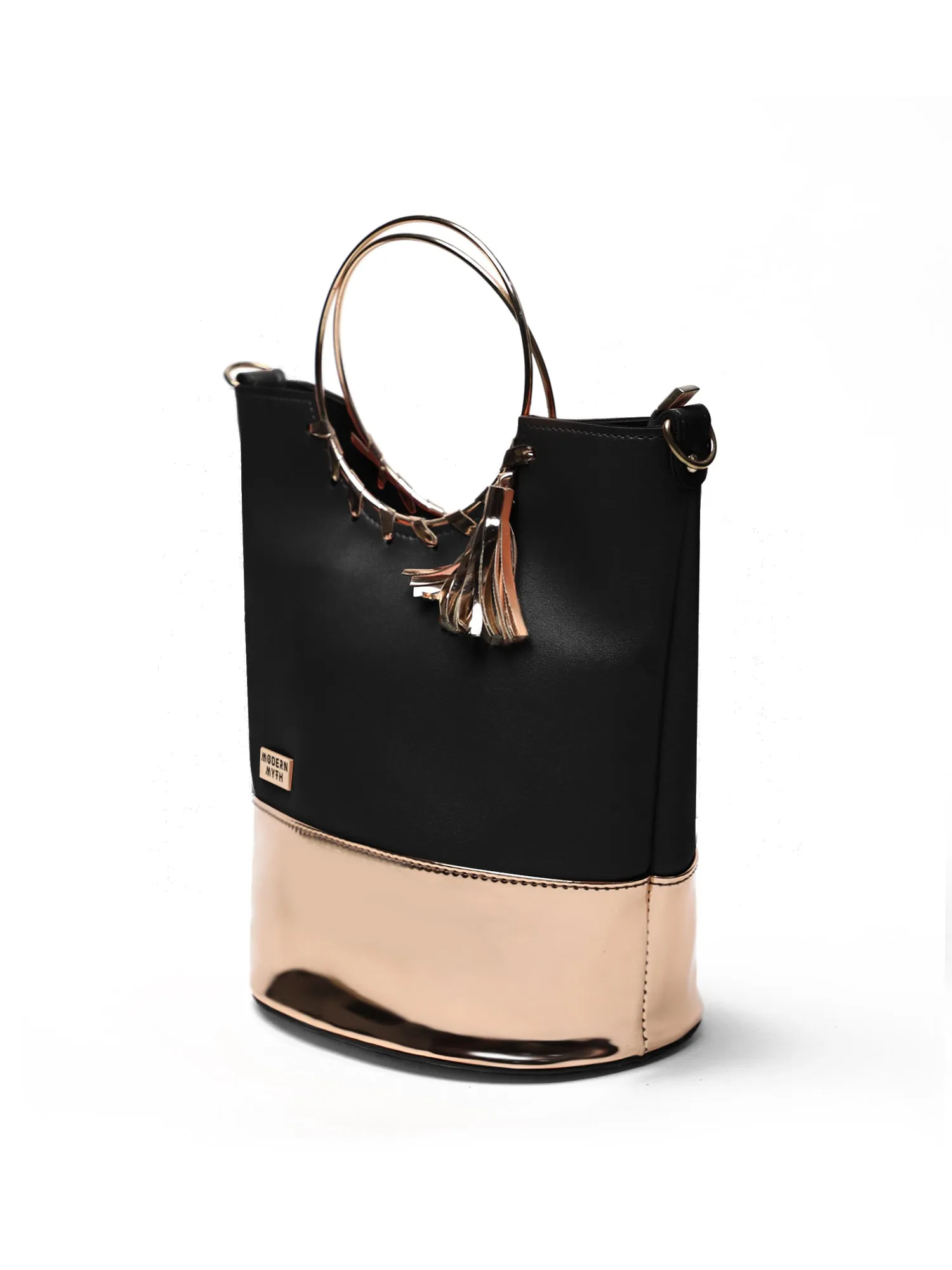 Modern Myth Black O Ring Bucket Bag