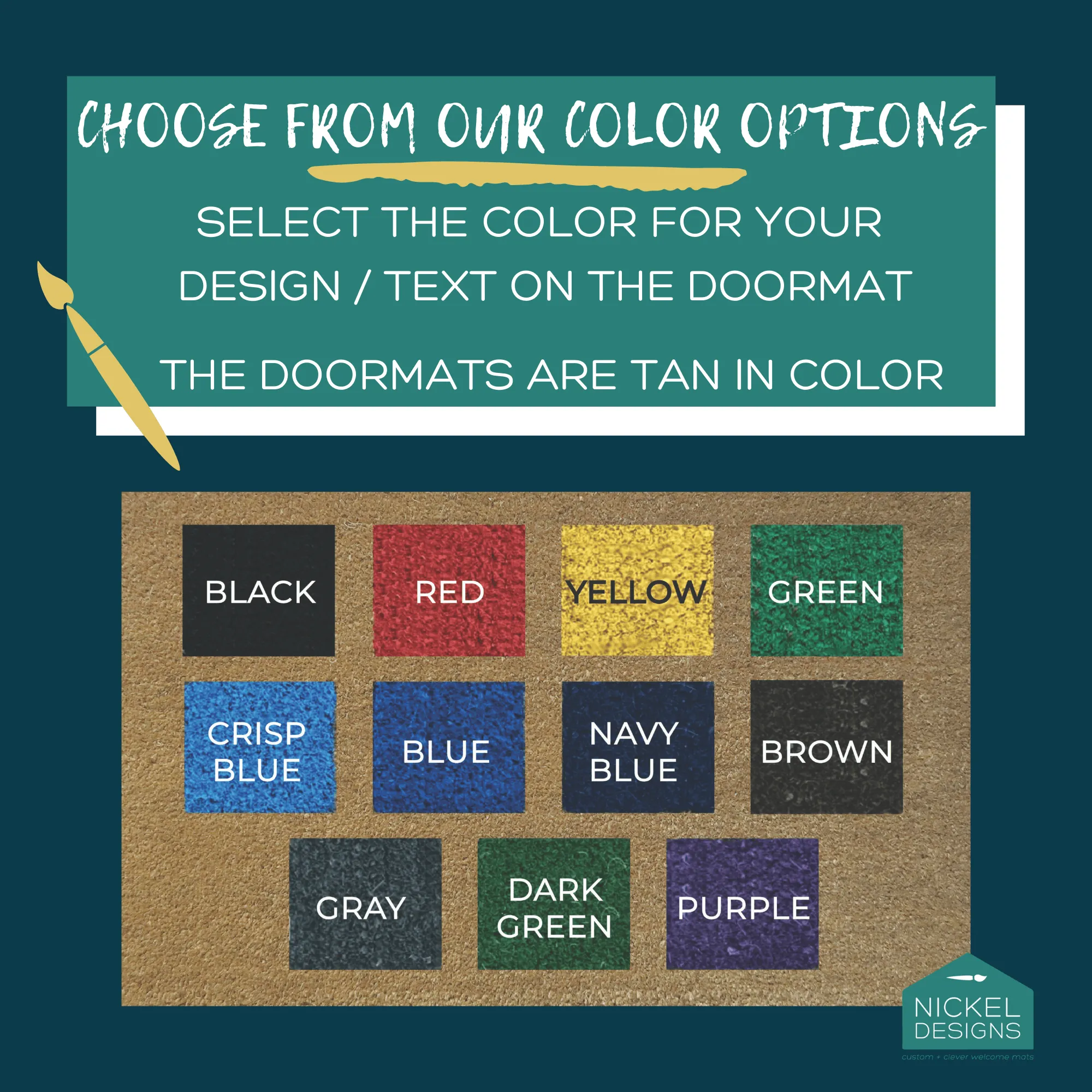 Modern Rainbow Doormat