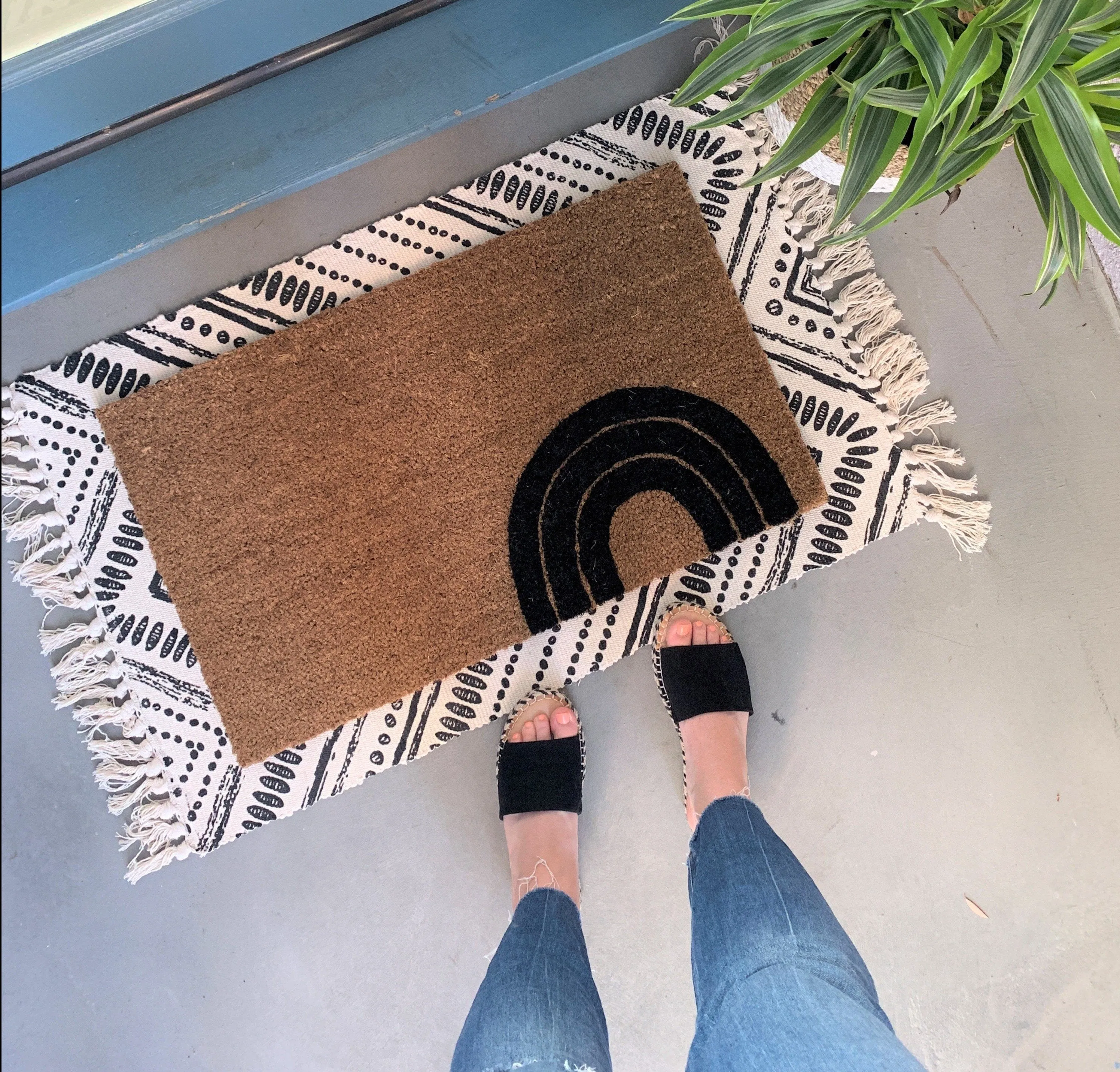 Modern Rainbow Doormat