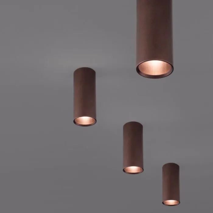 Modern White Or Bronze Tubular Kitchen Pendant