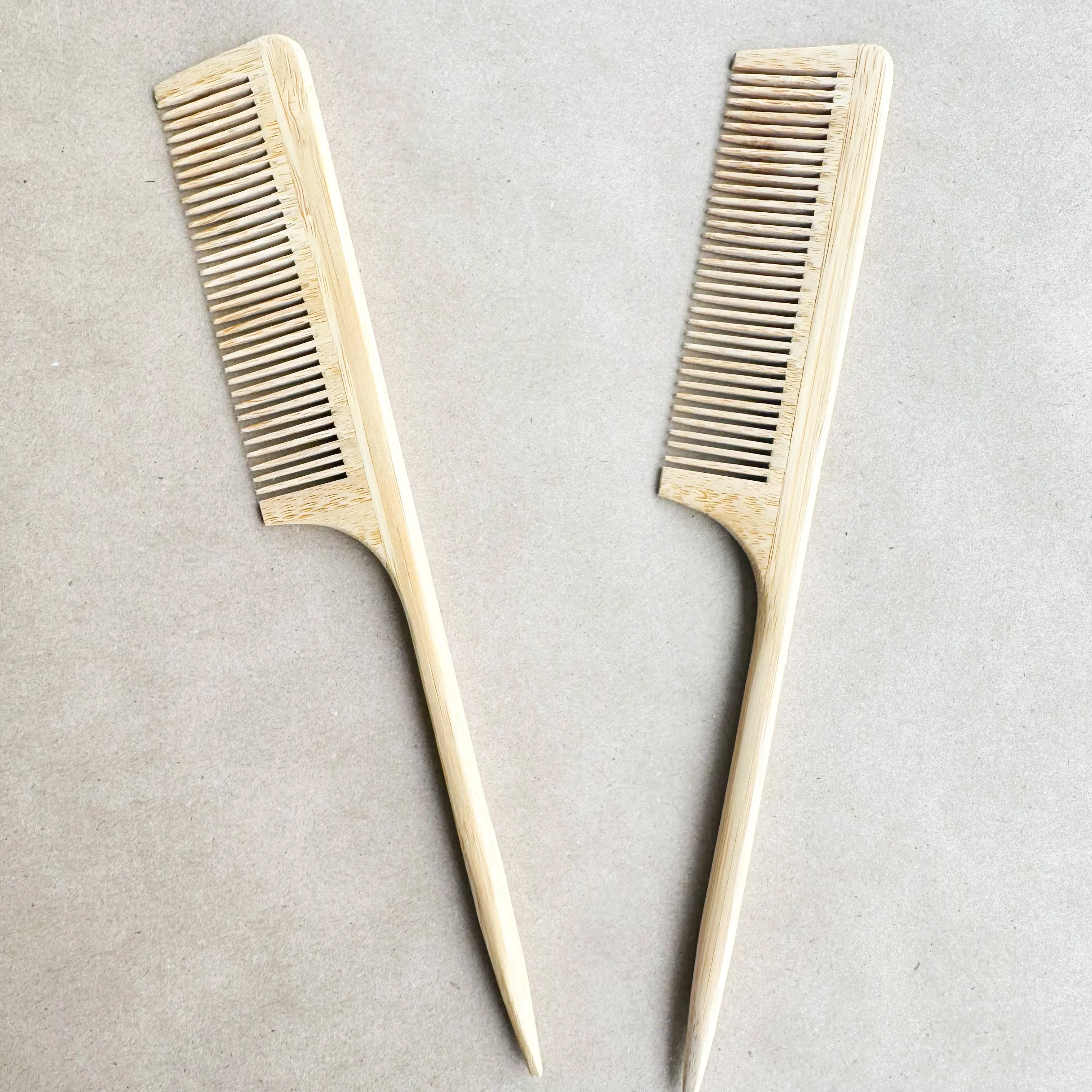 Natural Bamboo Hair Styling Comb - Plastic free