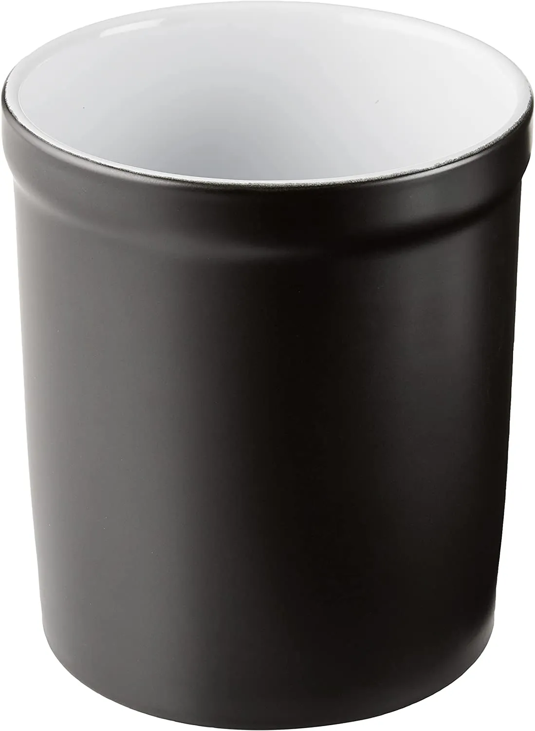 Oggi - Ceramic Utensil Holder, Black