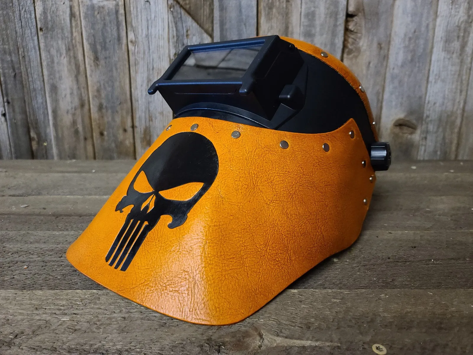 Outlaw Leather - Welding Hood - Punisher - Tan
