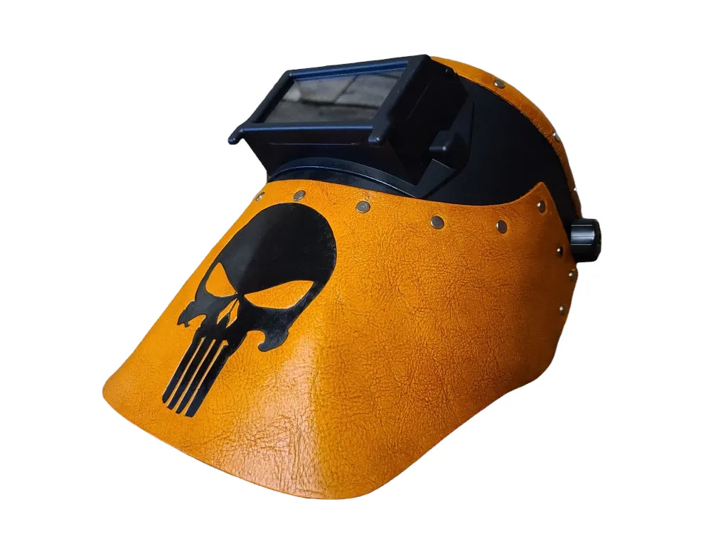 Outlaw Leather - Welding Hood - Punisher - Tan