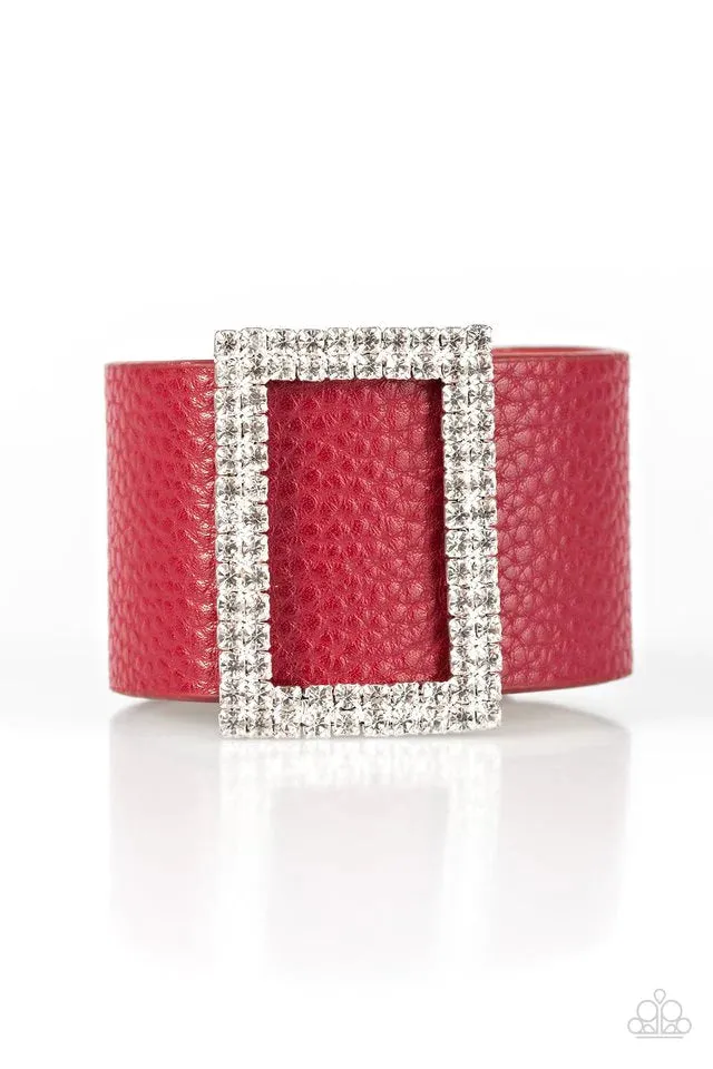 Paparazzi Bracelet ~ STUNNING For You - Red
