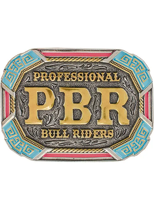 PBR Vibrant Riders Belt Buckle