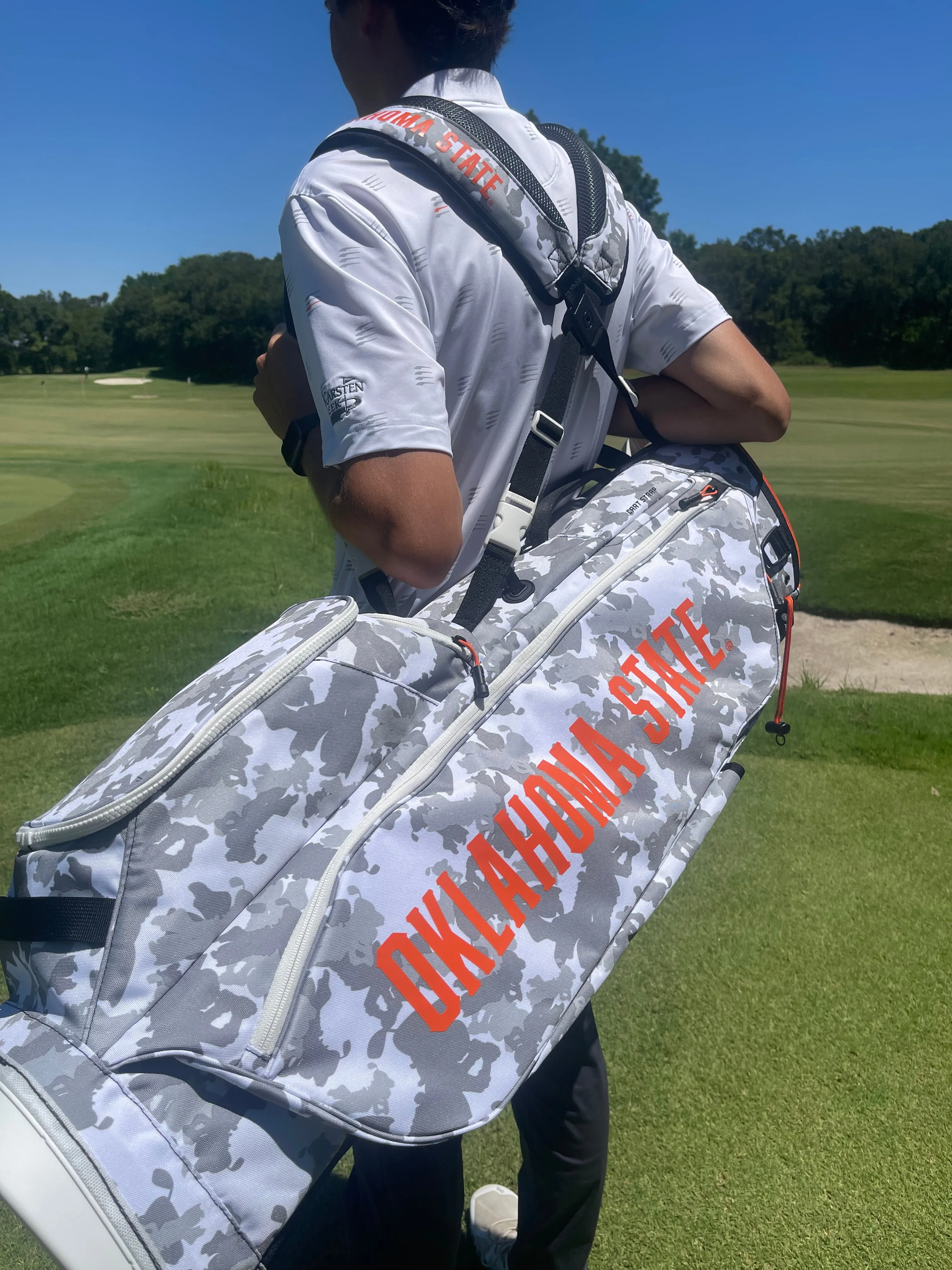Ping Hoofer Lite Swinging Pete Camo Pattern Golf Bag-White