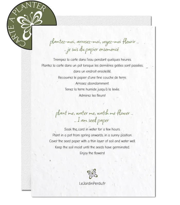 Plantable Card - New Year 2025