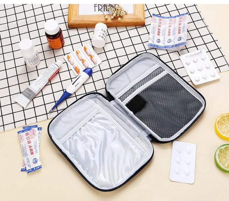 Portable Medicine Divider Emergency Kit Bag