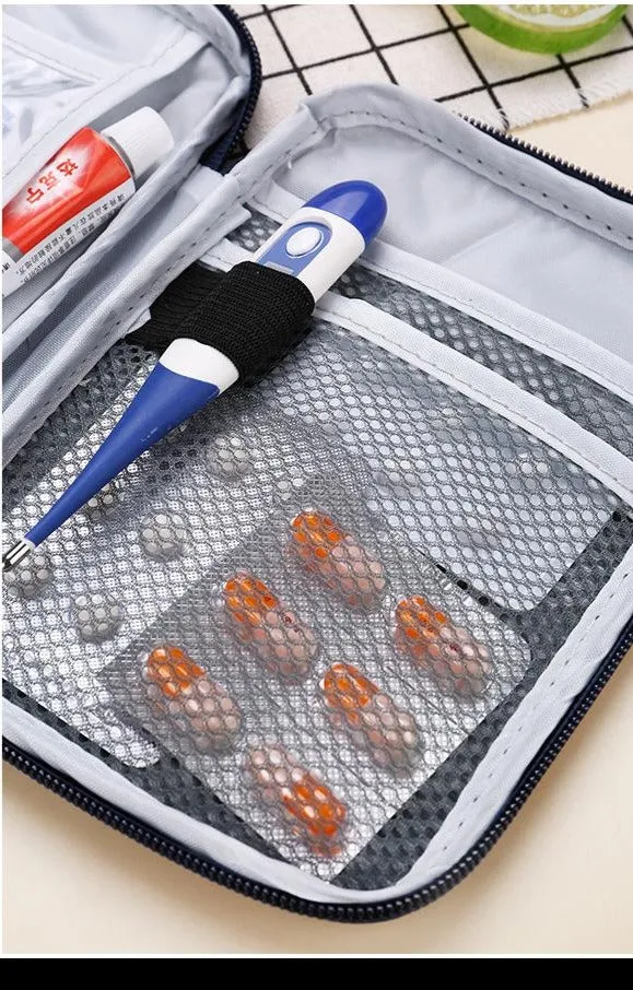 Portable Medicine Divider Emergency Kit Bag