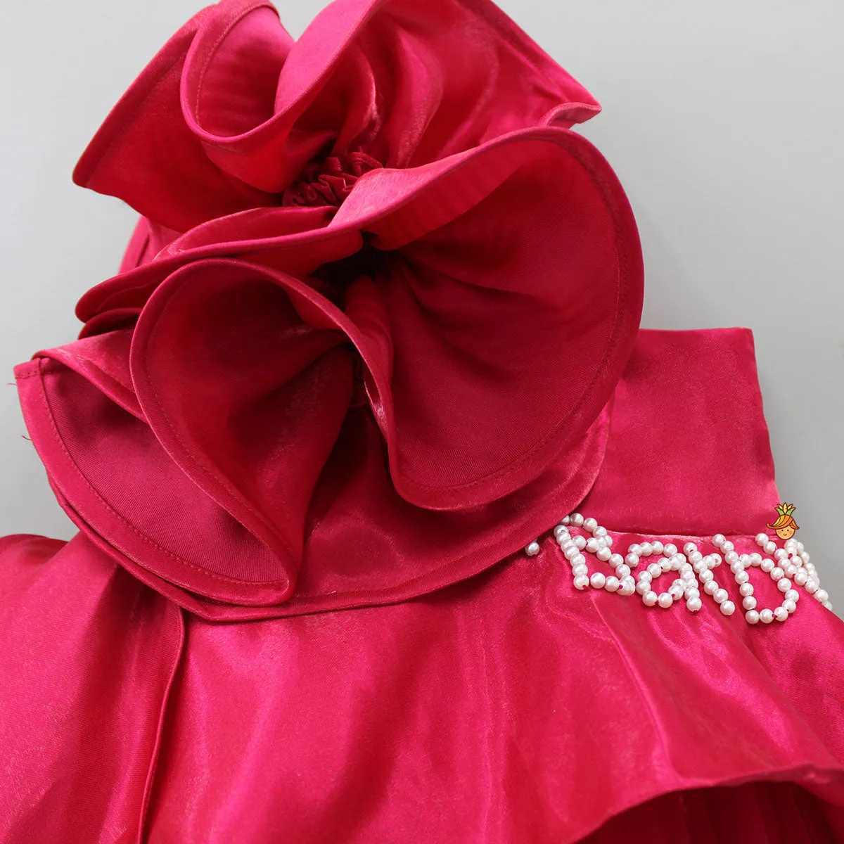 Pre Order: Stunning Swirl Ruffled One Shoulder Layered Dress
