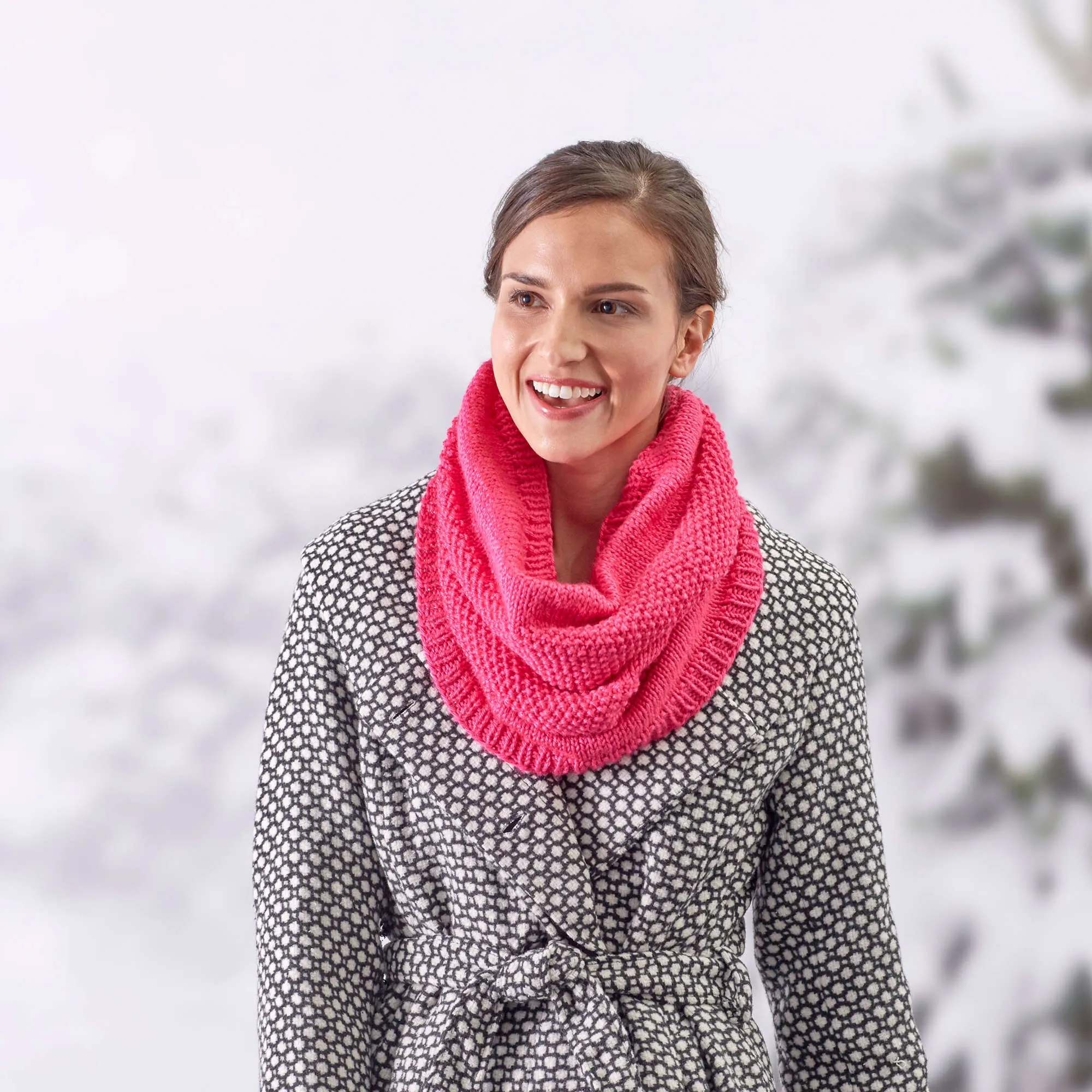 Red Heart Stunning Knit Cowl