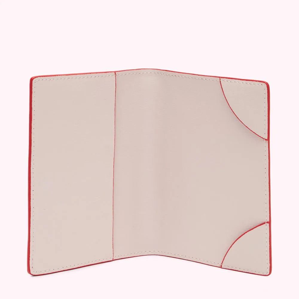RED LIPS PASSPORT HOLDER