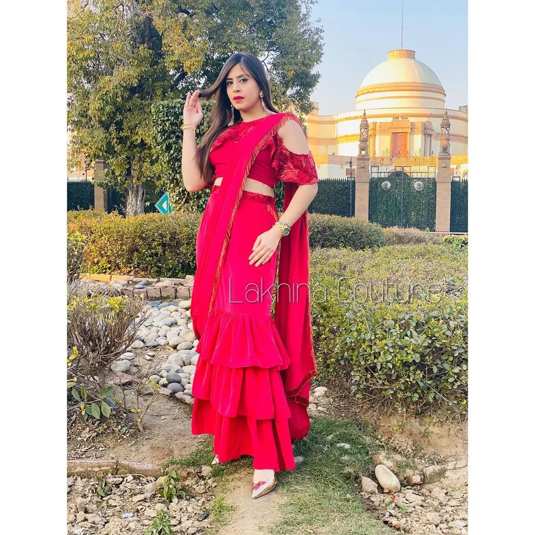 Red Stunning Saree