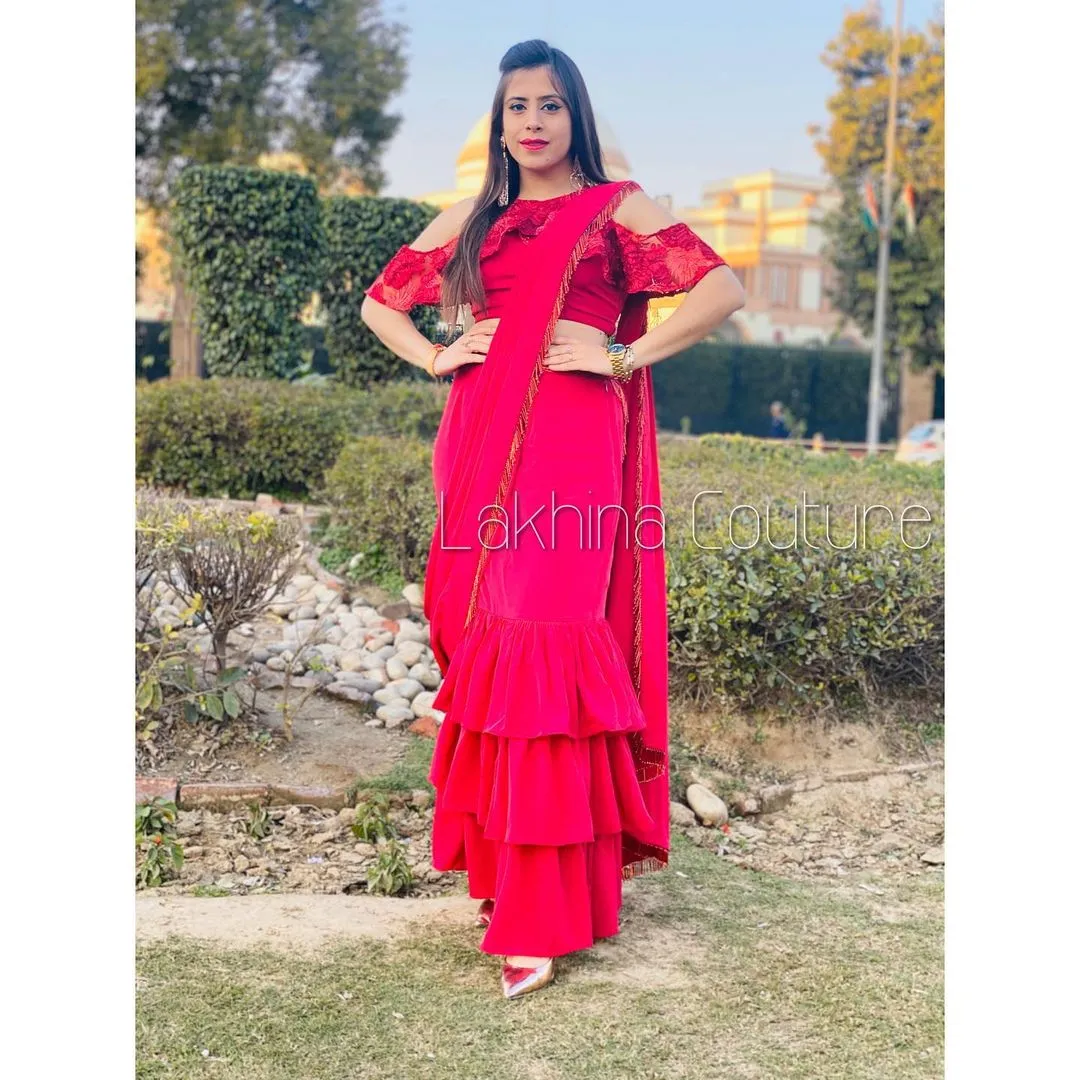 Red Stunning Saree