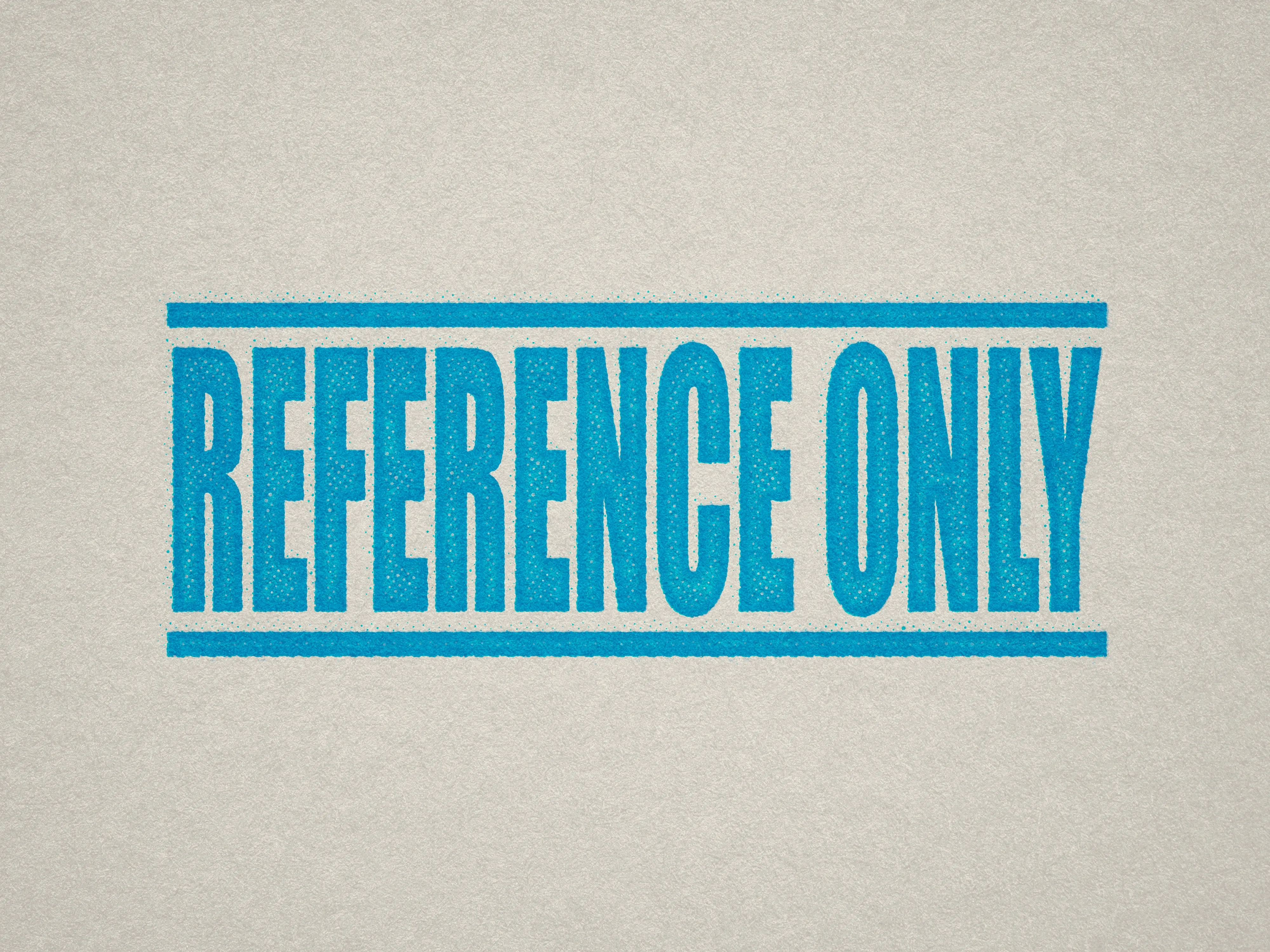 Reference Only Stamp