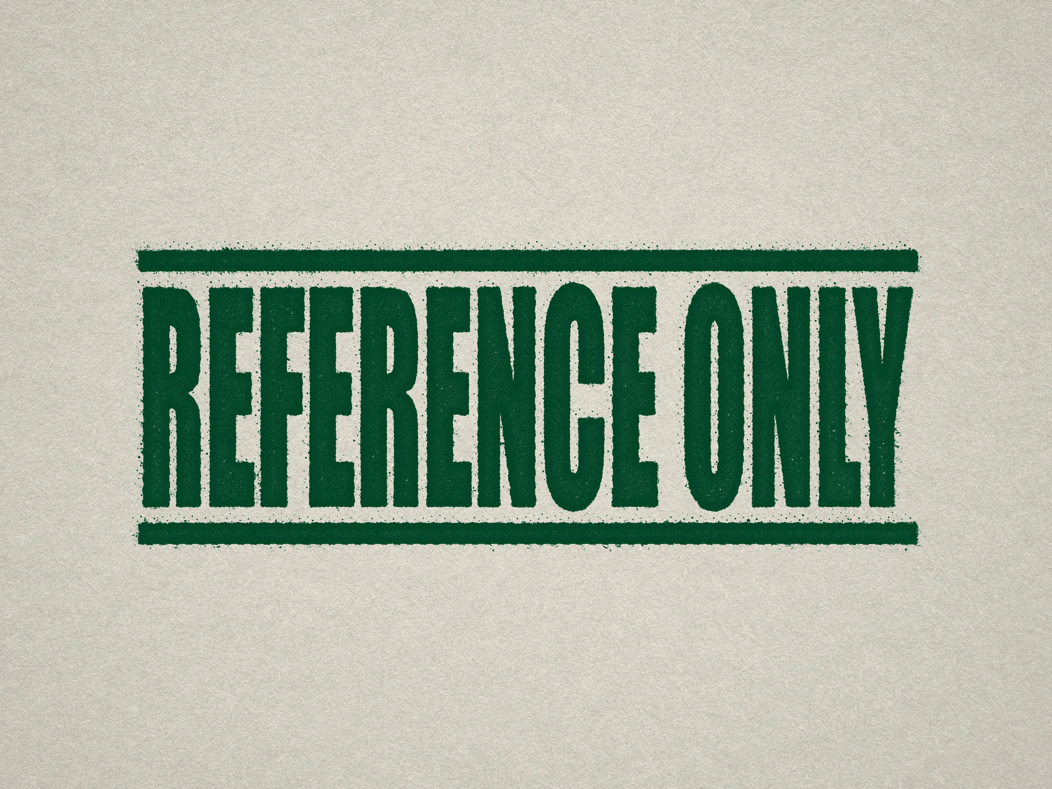 Reference Only Stamp