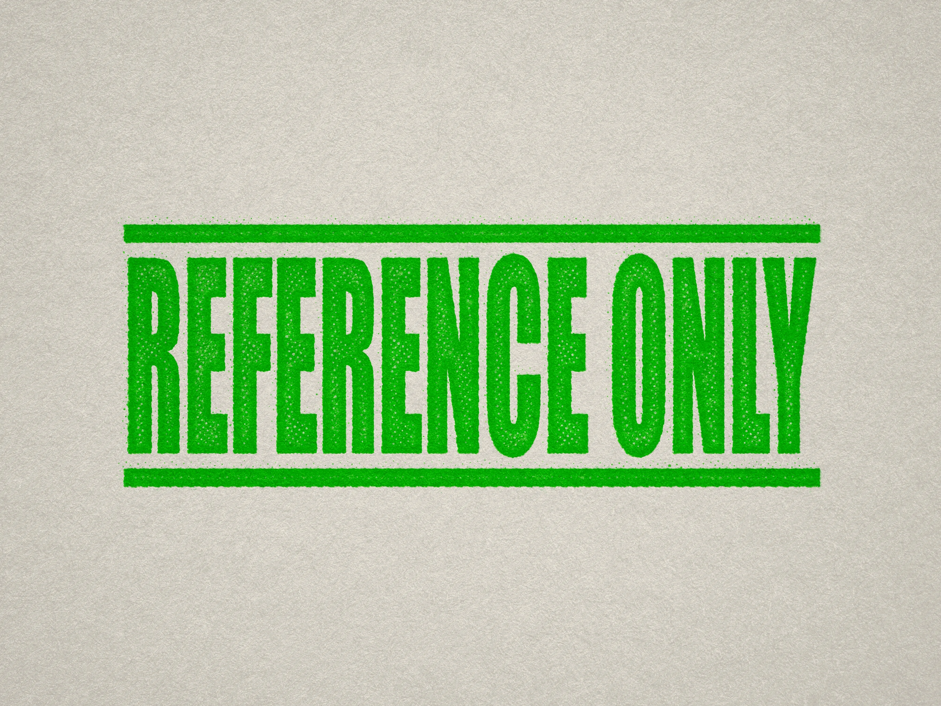 Reference Only Stamp
