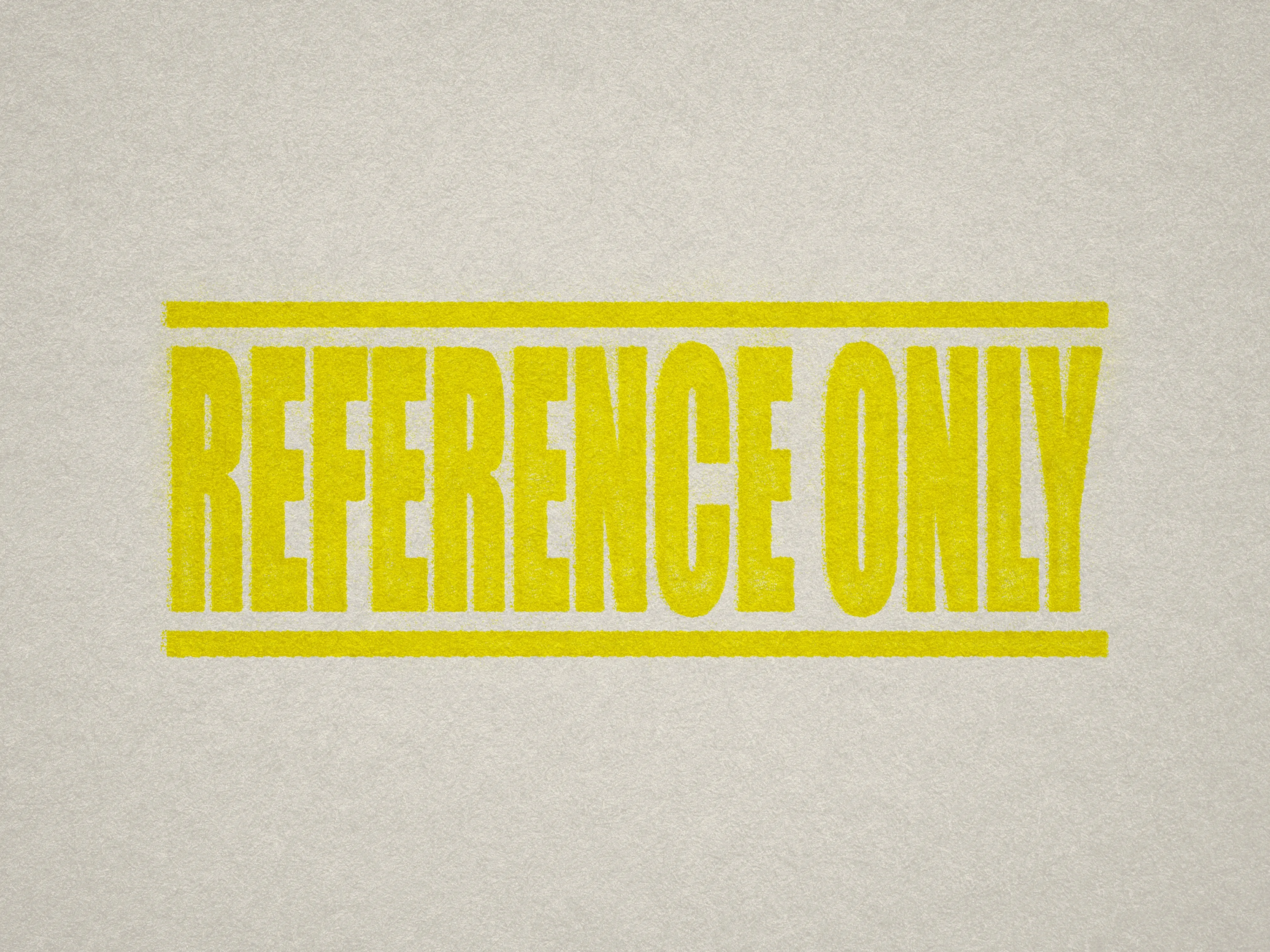 Reference Only Stamp