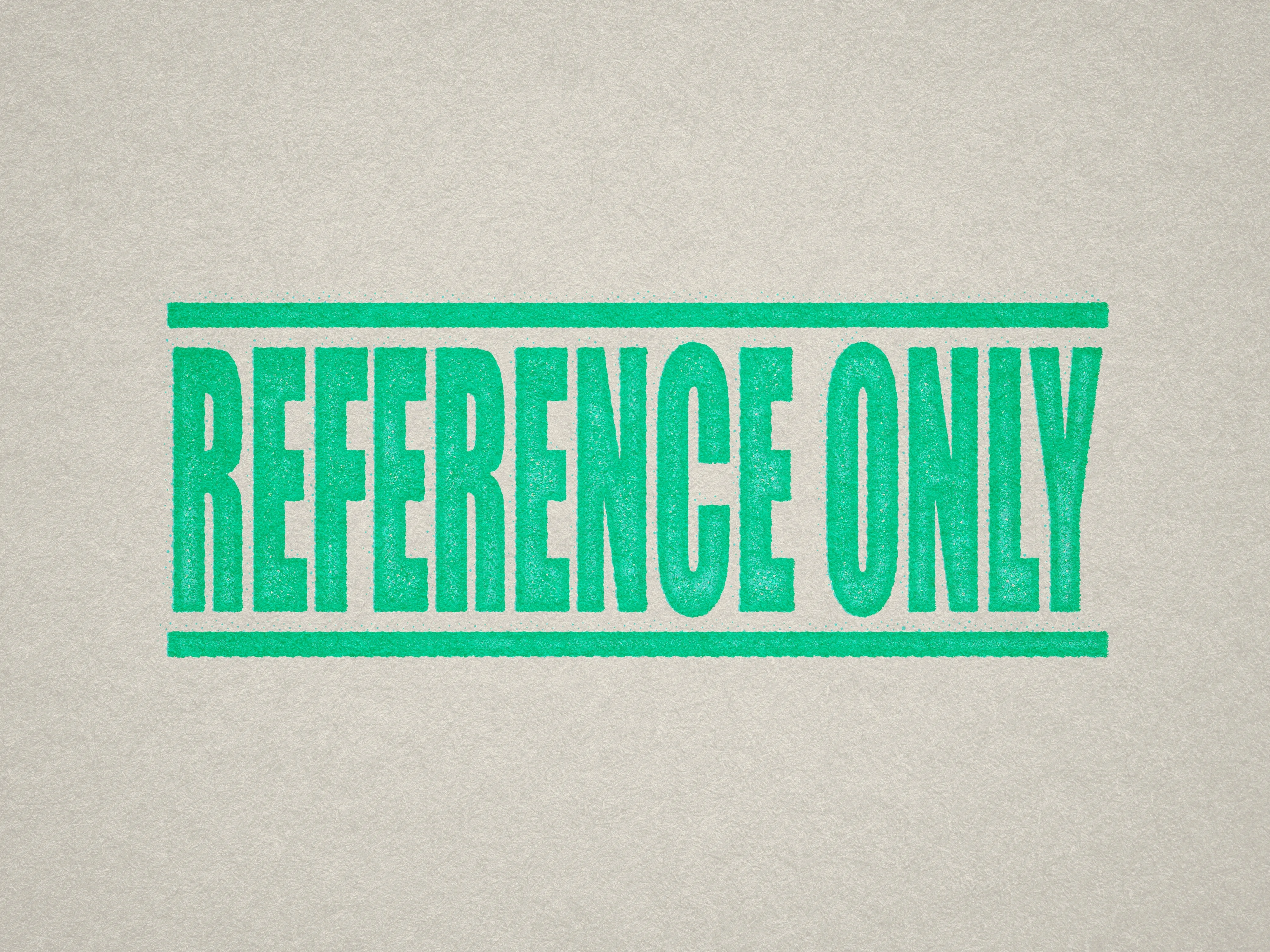 Reference Only Stamp
