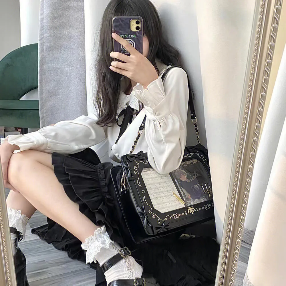 Retro Square Photo Frame Ita Bag