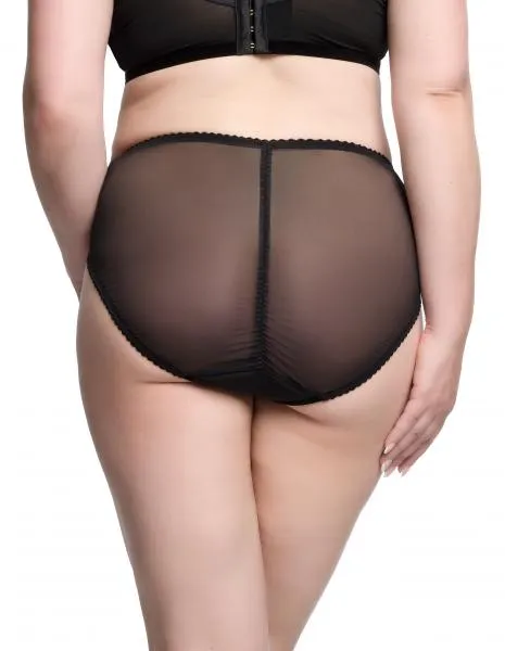 Rosewyn Hi Cut Brief - Black -
