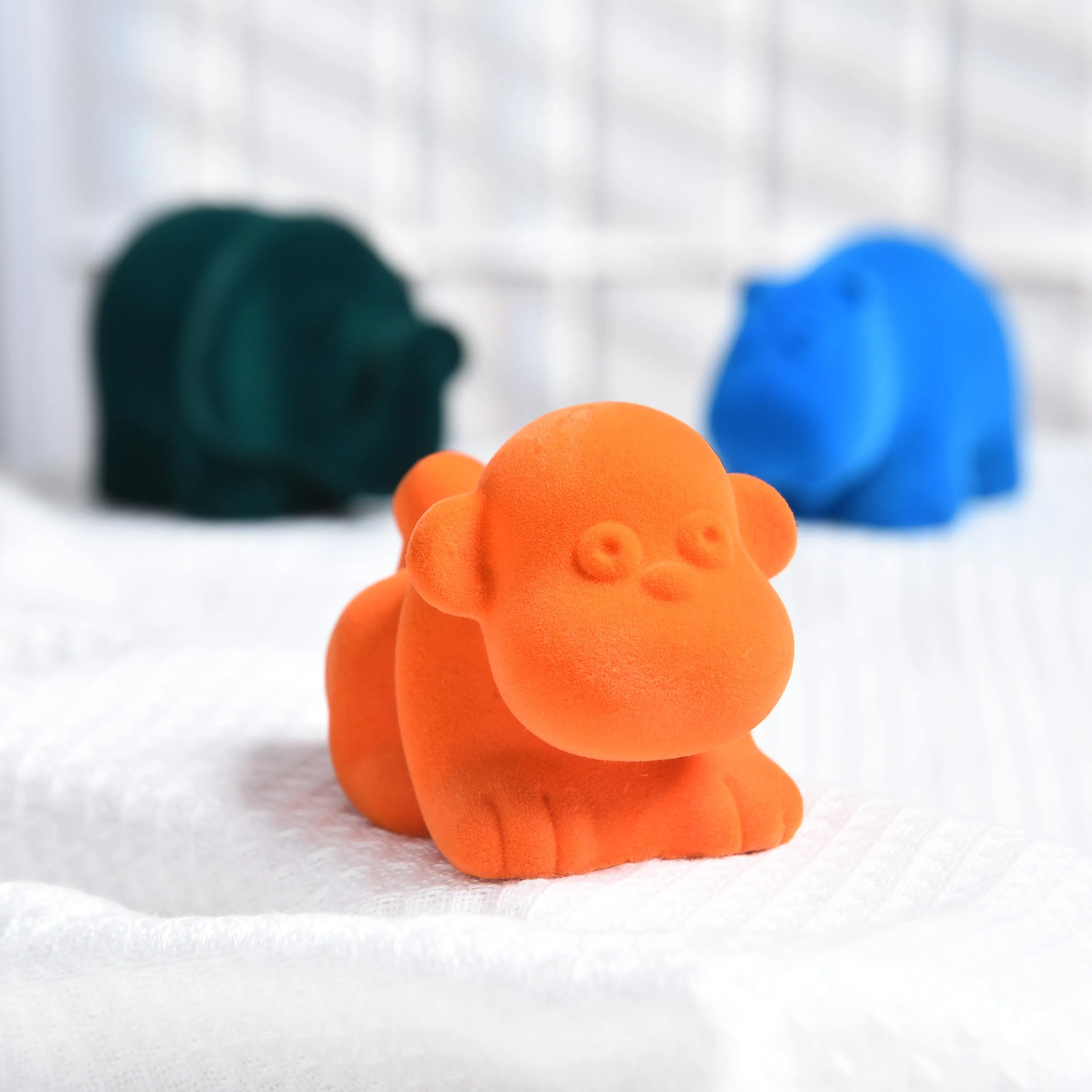 Rubbabu&reg; Animal Buddy Monkey, Orange