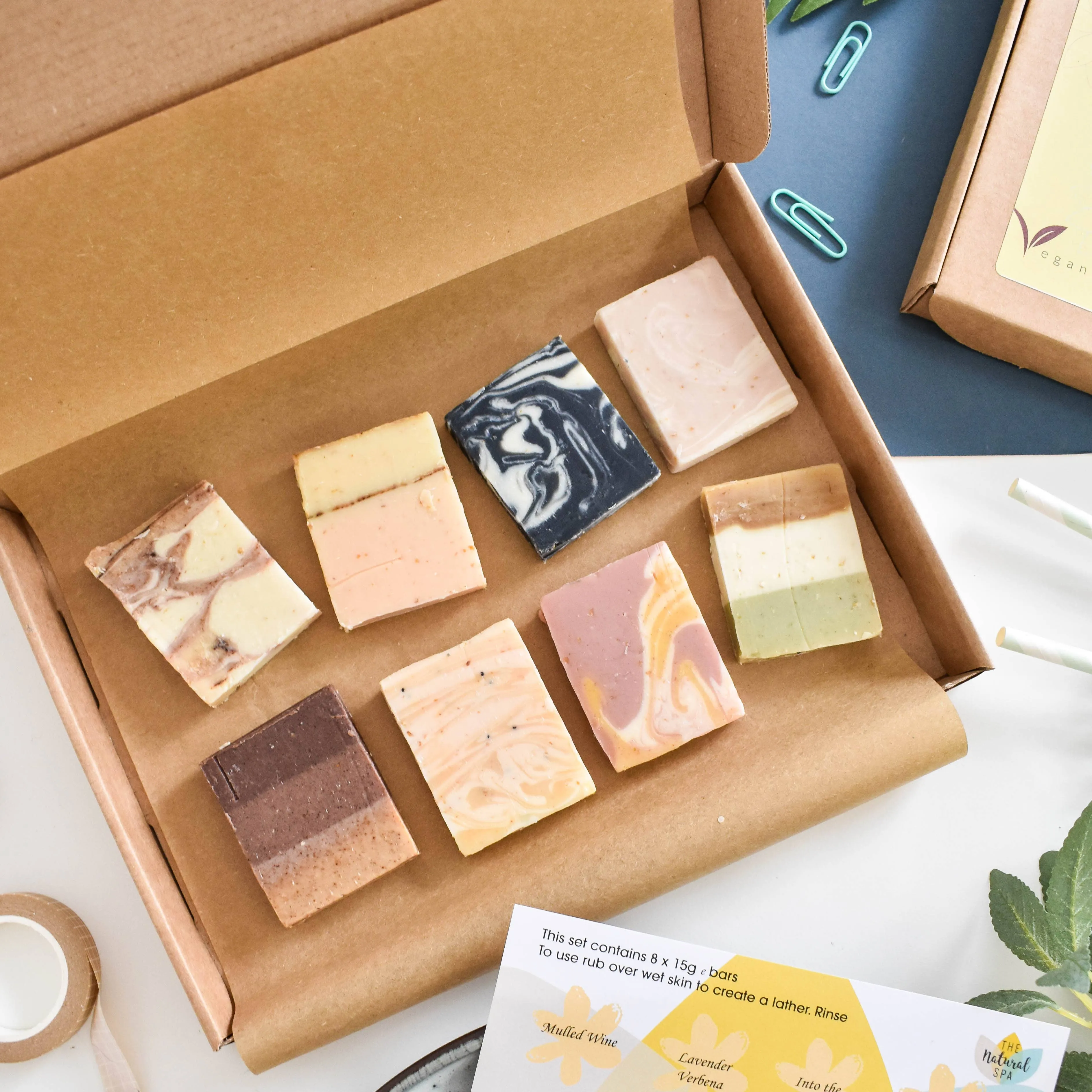 Soap Sampler - Letterbox Gift Set - 8 mini Soap Bars