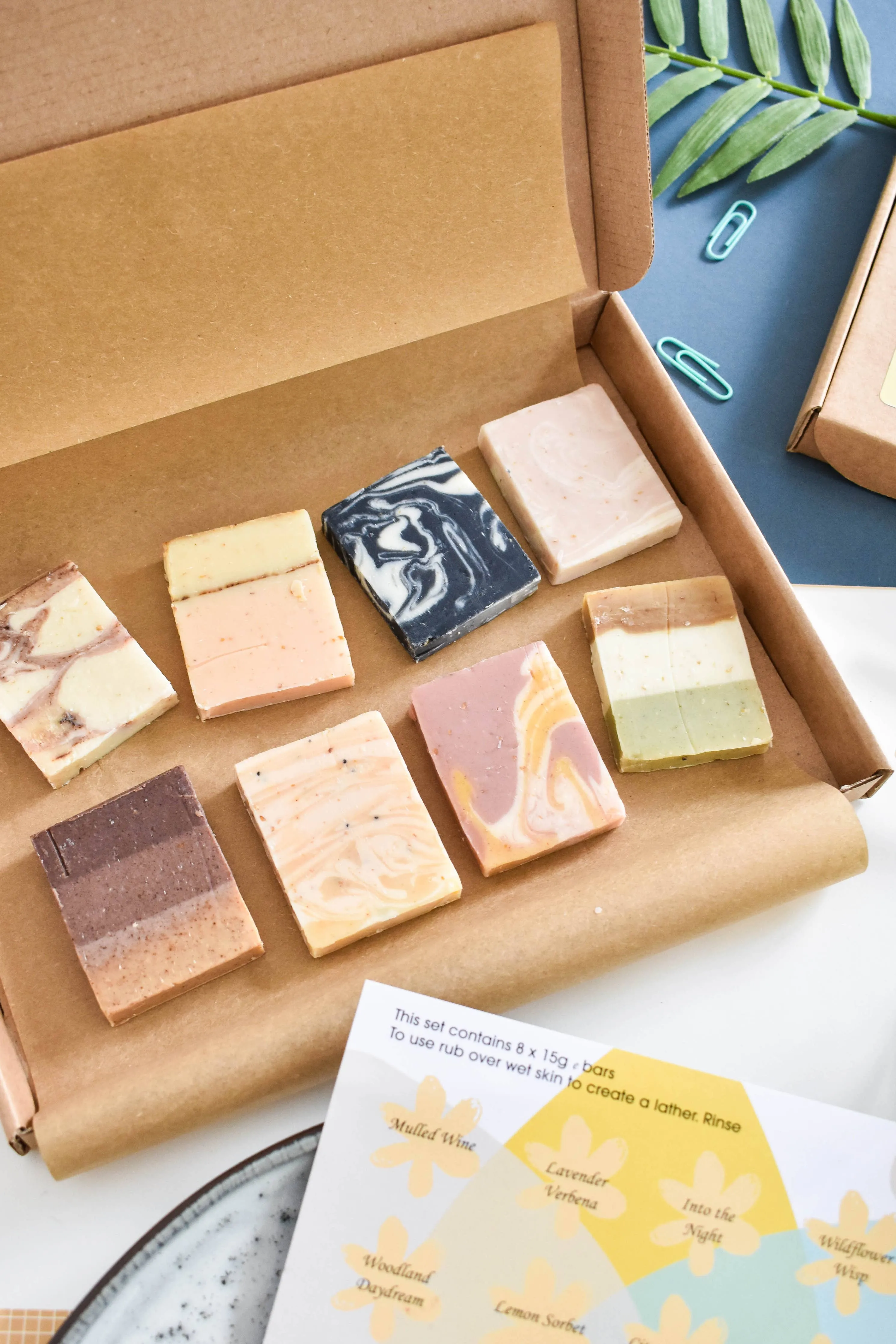 Soap Sampler - Letterbox Gift Set - 8 mini Soap Bars