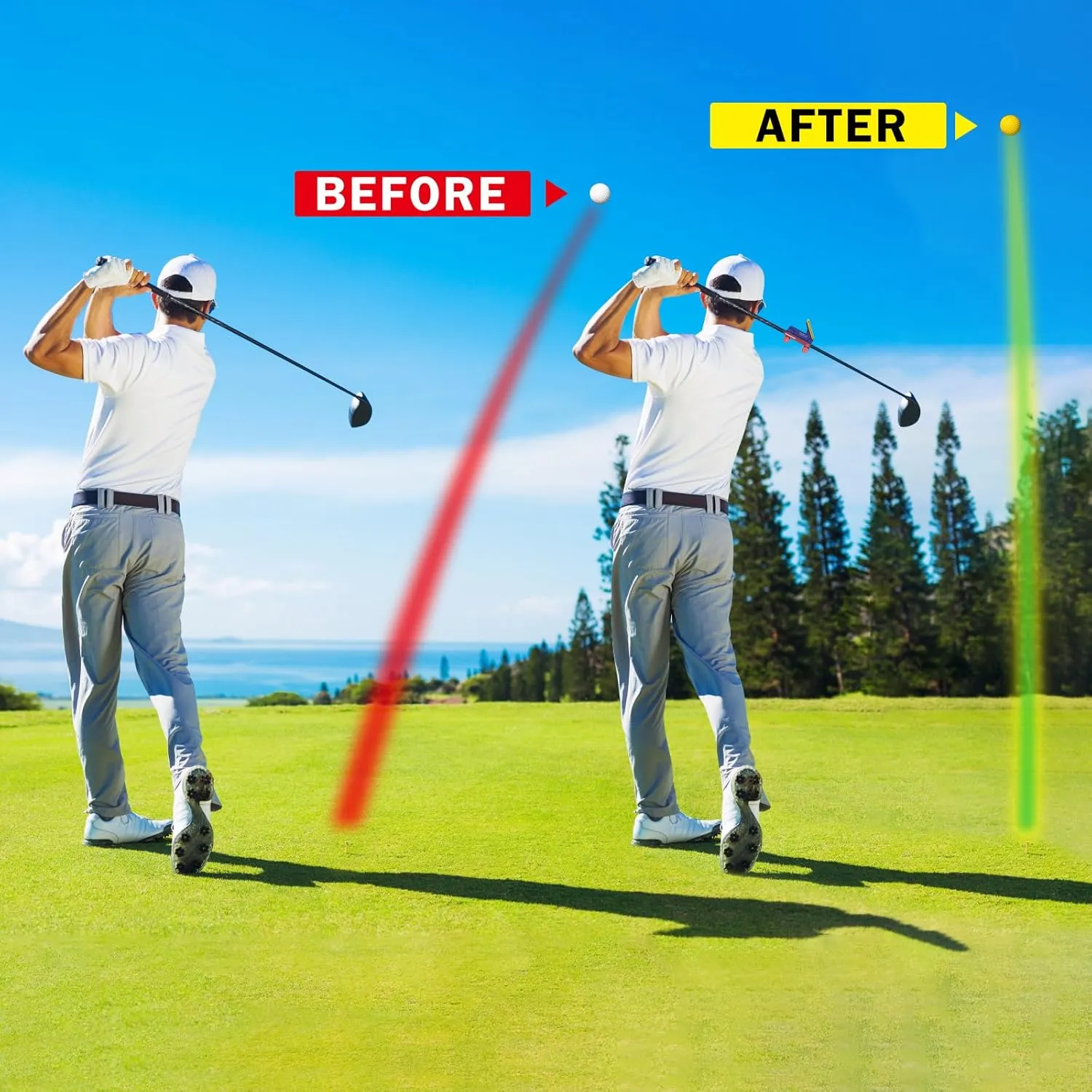 Straightaway Swing Trainer Improve Your Golf Precision Confidence