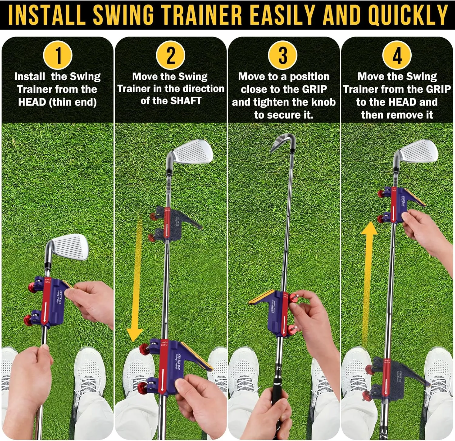 Straightaway Swing Trainer Improve Your Golf Precision Confidence