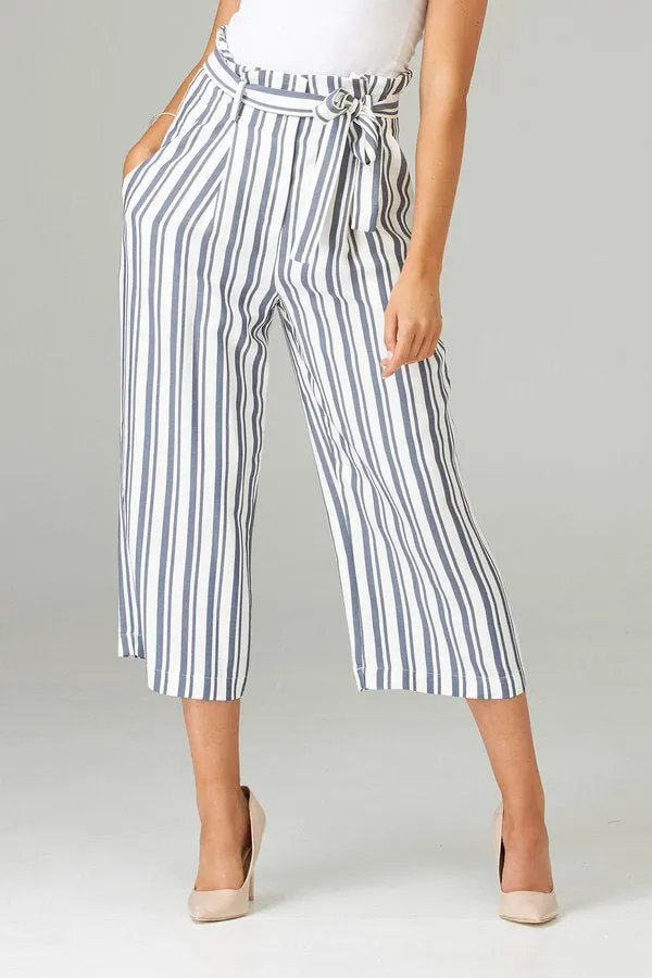 Striped Wide Leg Pant