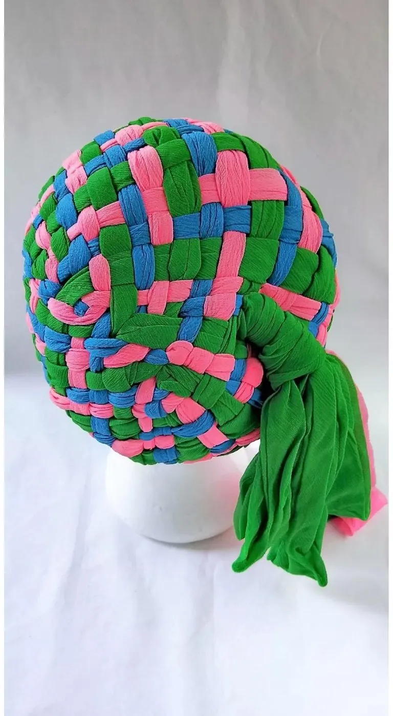 Stunning 1960's Mr Individual Melbourne Turban Hat