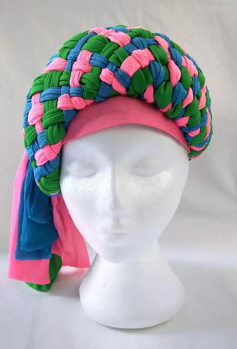 Stunning 1960's Mr Individual Melbourne Turban Hat