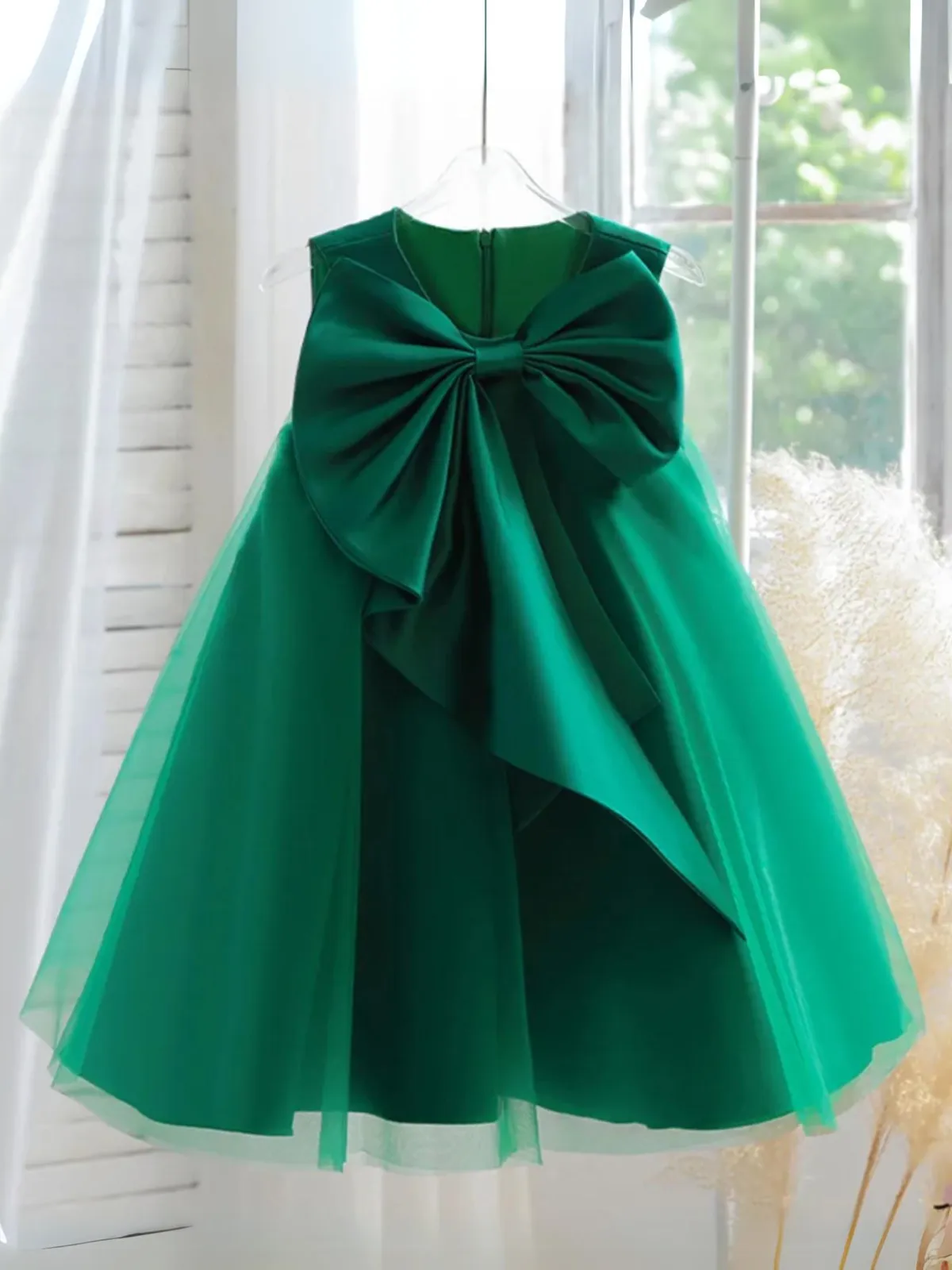 Stunning Beauty Statement Bow Tulle Dress