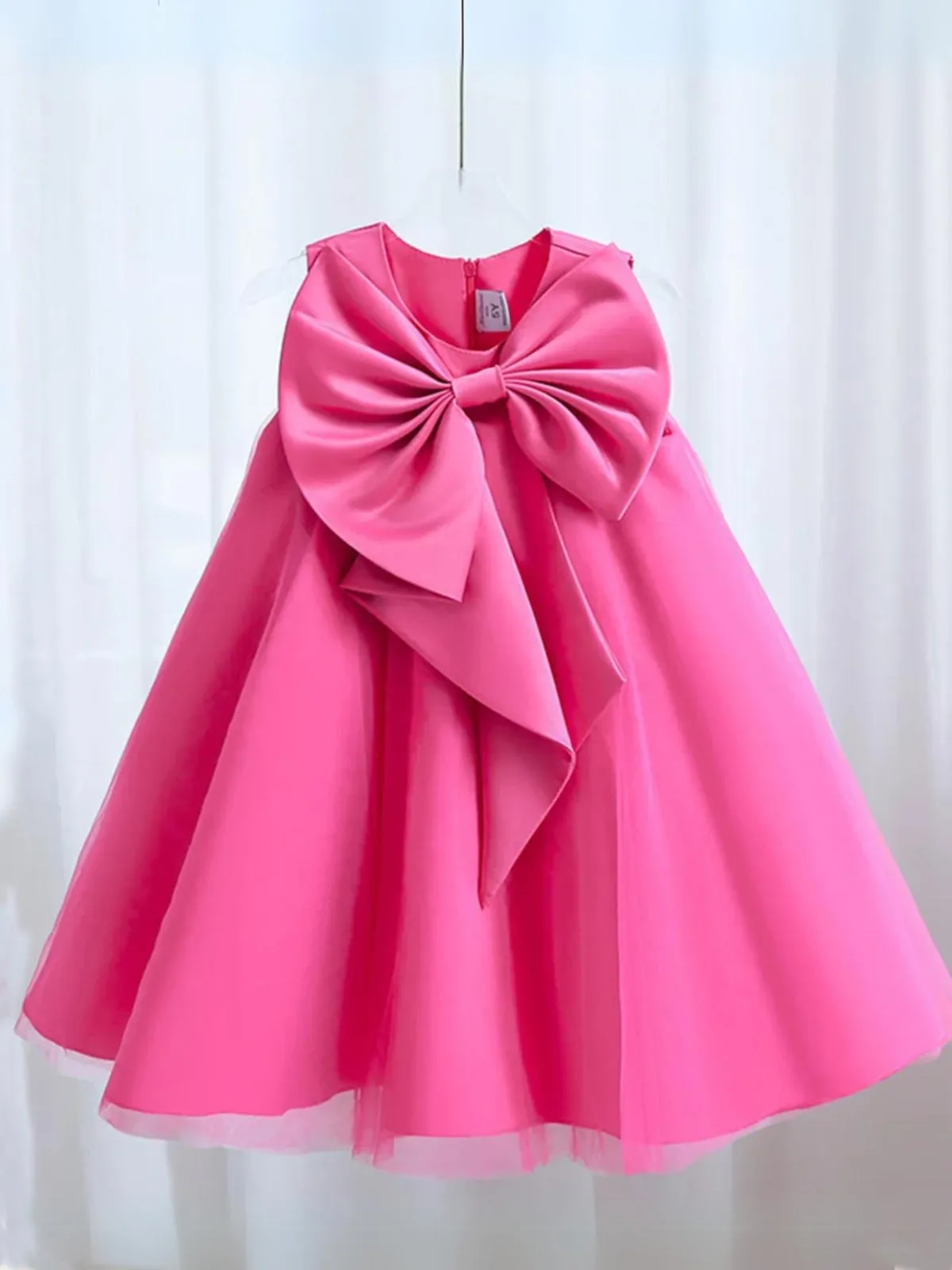 Stunning Beauty Statement Bow Tulle Dress