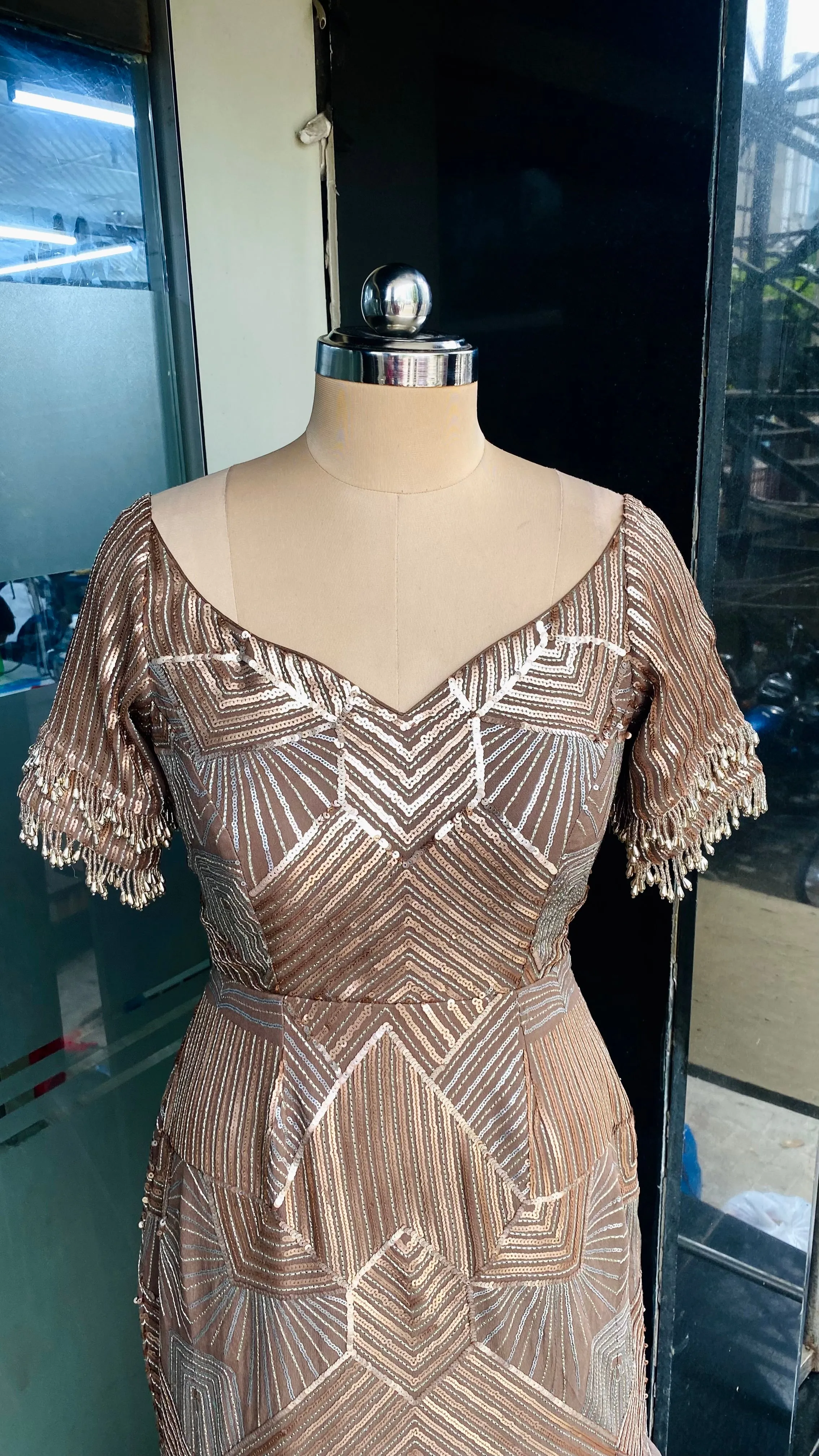 Stunning Copper Gown