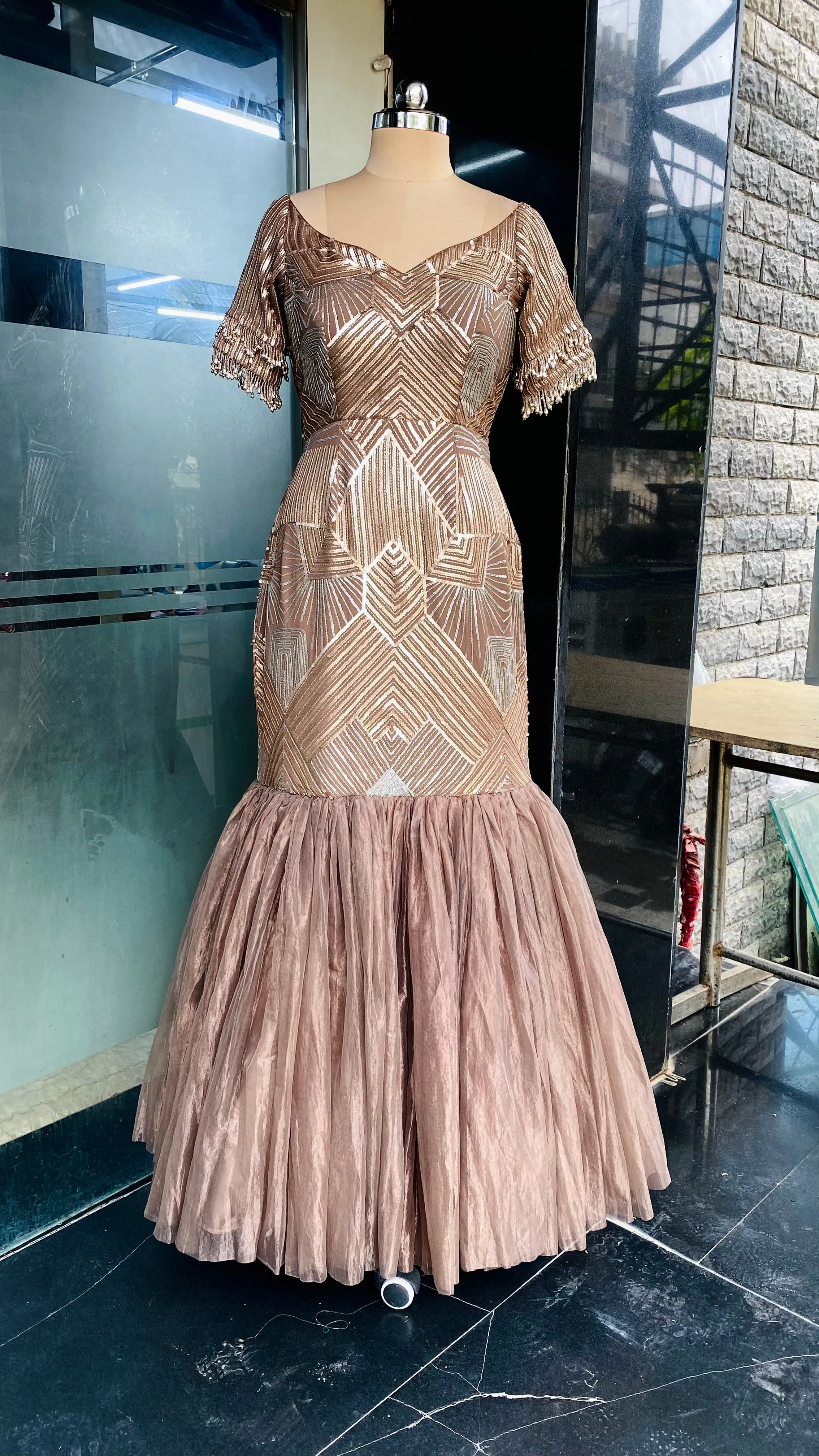 Stunning Copper Gown