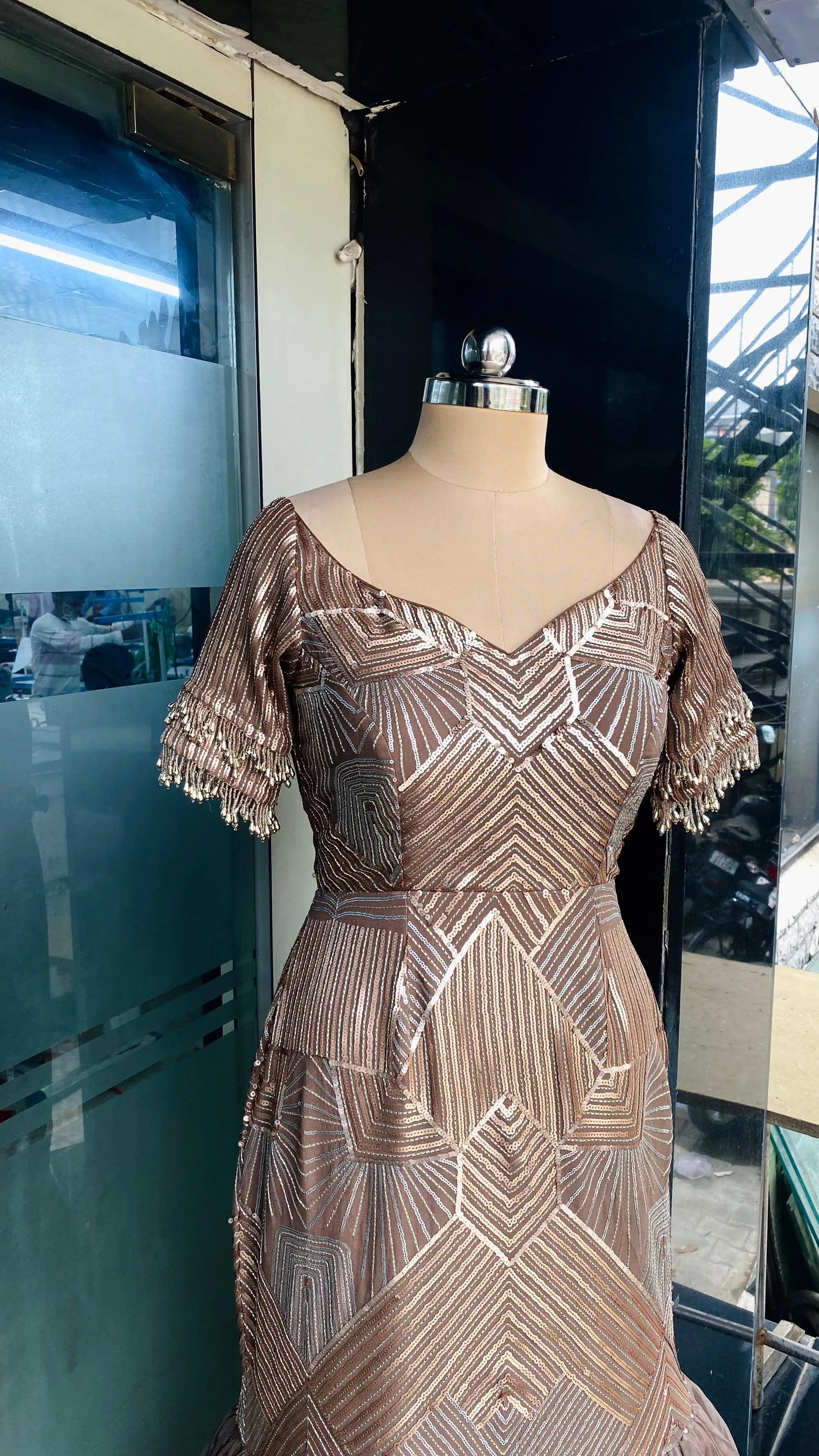 Stunning Copper Gown