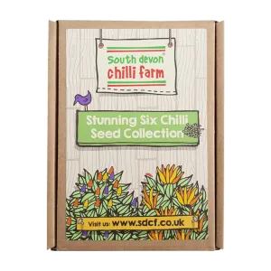 Stunning Six Chilli Seed Gift Set in Box