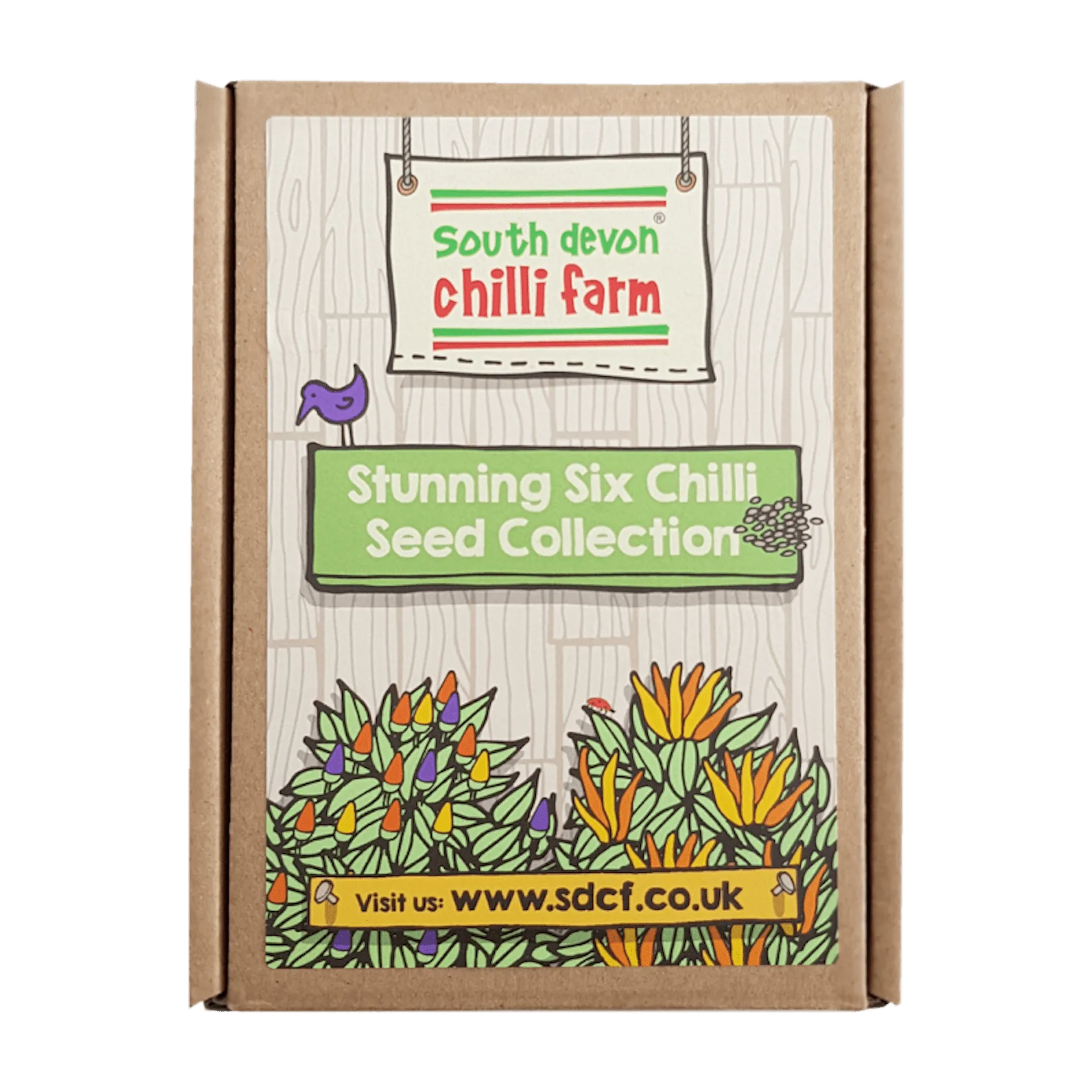 Stunning Six Chilli Seed Gift Set in Box