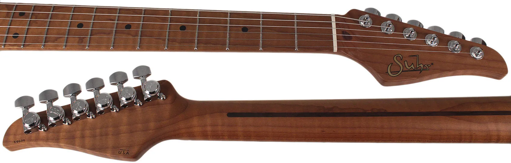 Suhr Select Classic T Guitar, Roasted Flamed Neck, Surf Green